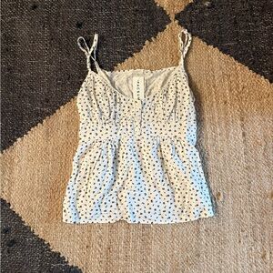 Brandy Melville floral tank top
